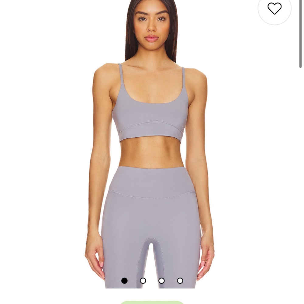 Grey Sports Bra + Shorts (Revolve/Well Being Brand)